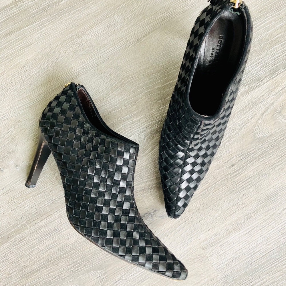 Bottega Veneta weave booties